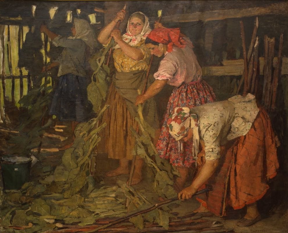 Моє життя. Виродова-Готьє, дівчата колгоспниці.