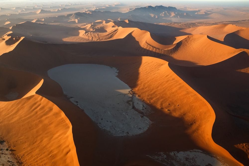 Краєвид з повітря в Deadvlei, Намібія.