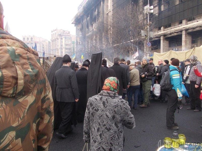 Патріарх Філарет на майдані