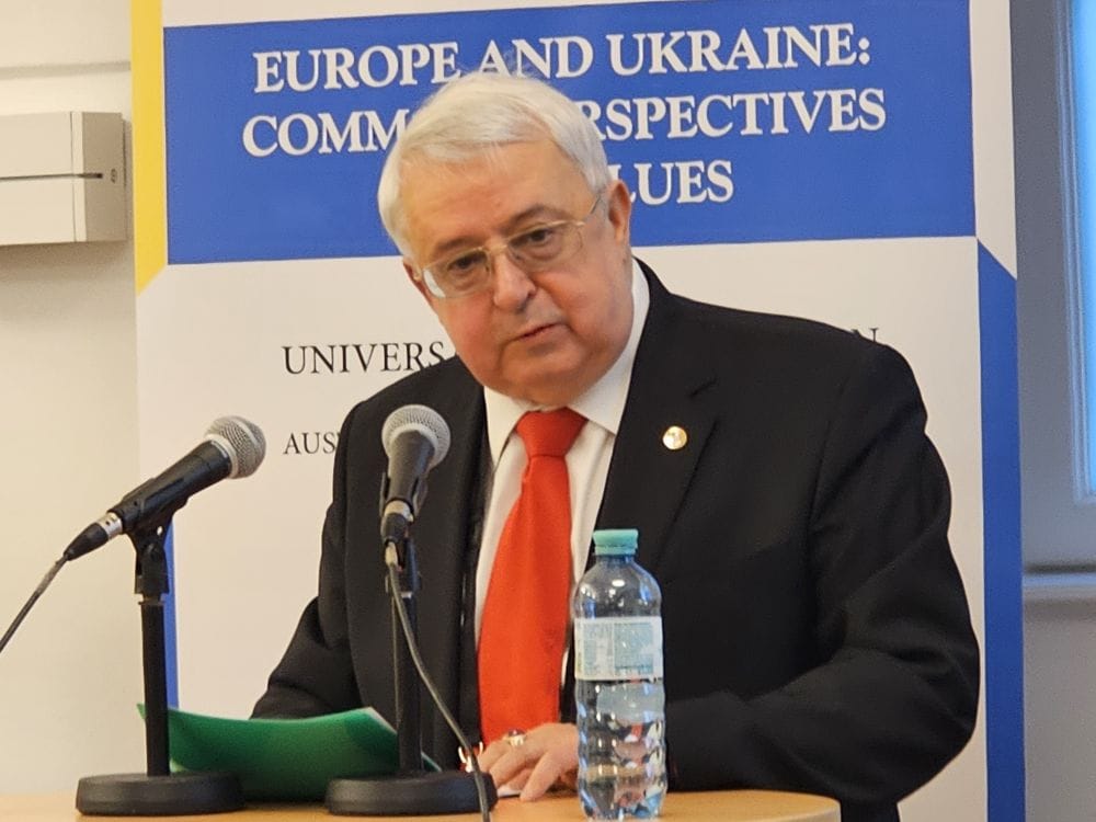 «Європа та Україна – спільні перспективи та цінності», ректор Українського державного університету ім. Михайла Драгоманова Віктор Андрущенко