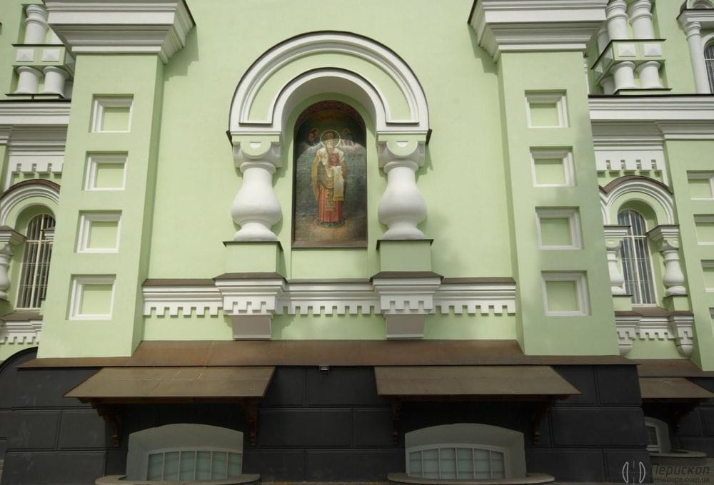 Ескіз Микільського собору та Покровської церкви було зроблено сином княгині Петром.