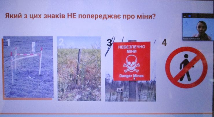 Урок мінної безпеки для школярів з нагоди міжнародного Дня захисту дітей