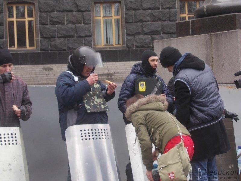 Боєць самооборони Євромайдану.