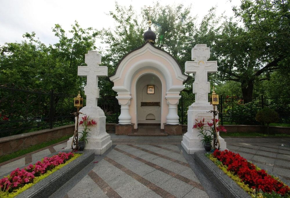 Могила преподобної Анастасії Київської.