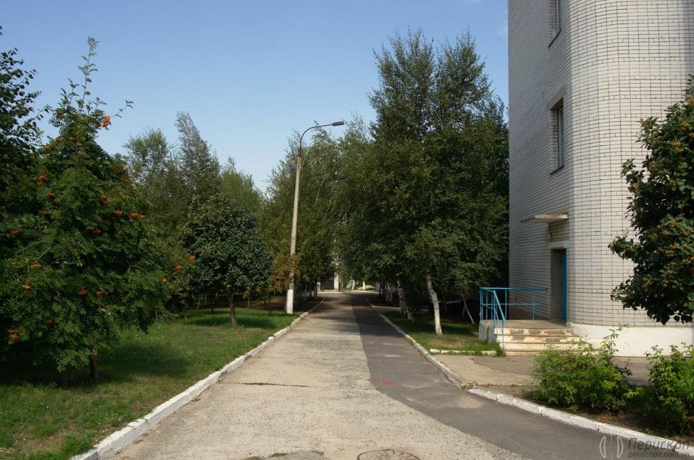 Алея, яка веде до дитячого відділення.