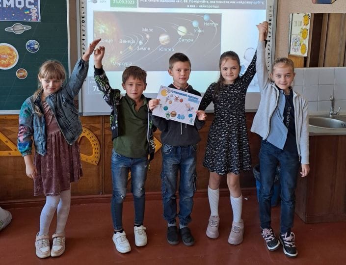 біля планет