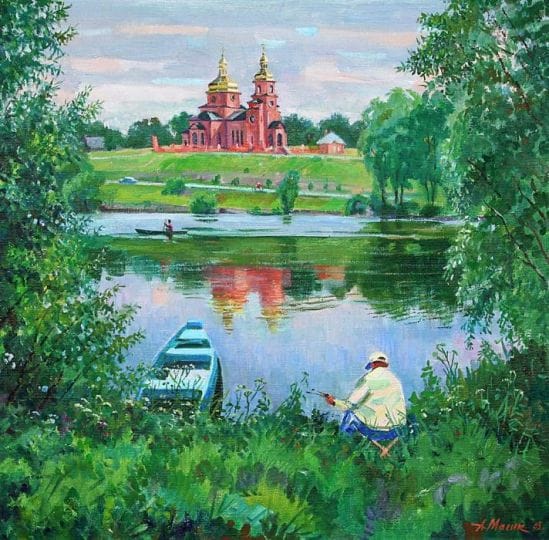 Пустовійтівка художник на пленері