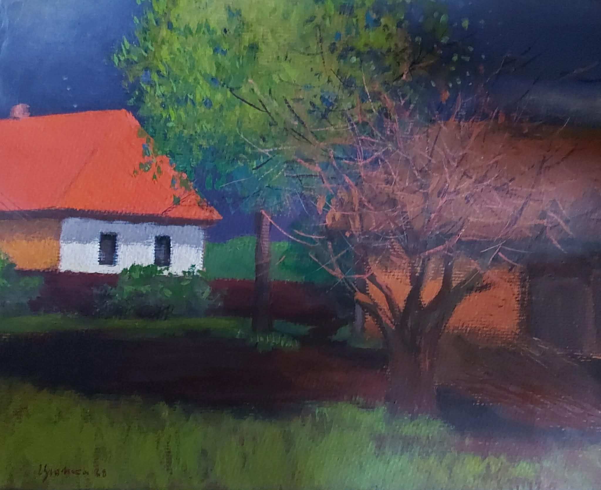 Розквітла мальовнича Україна з віконця художника Івана Цюпки