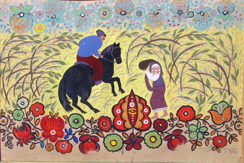 Розквітла мальовнича Україна з віконця художника Івана Цюпки