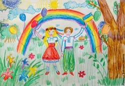 Позакласний захід. «Захищаємо власною творчістю»