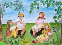 Дружня українська родина
