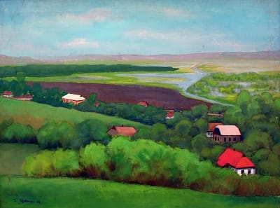 Розквітла мальовнича Україна з віконця художника Івана Цюпки