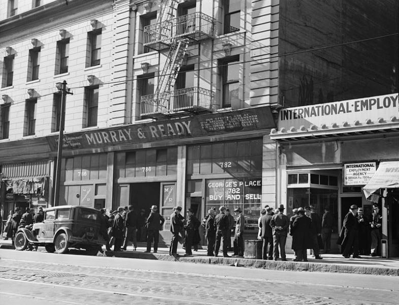 Сан-Франциско в період Великої депресії. Доротея Ланж
